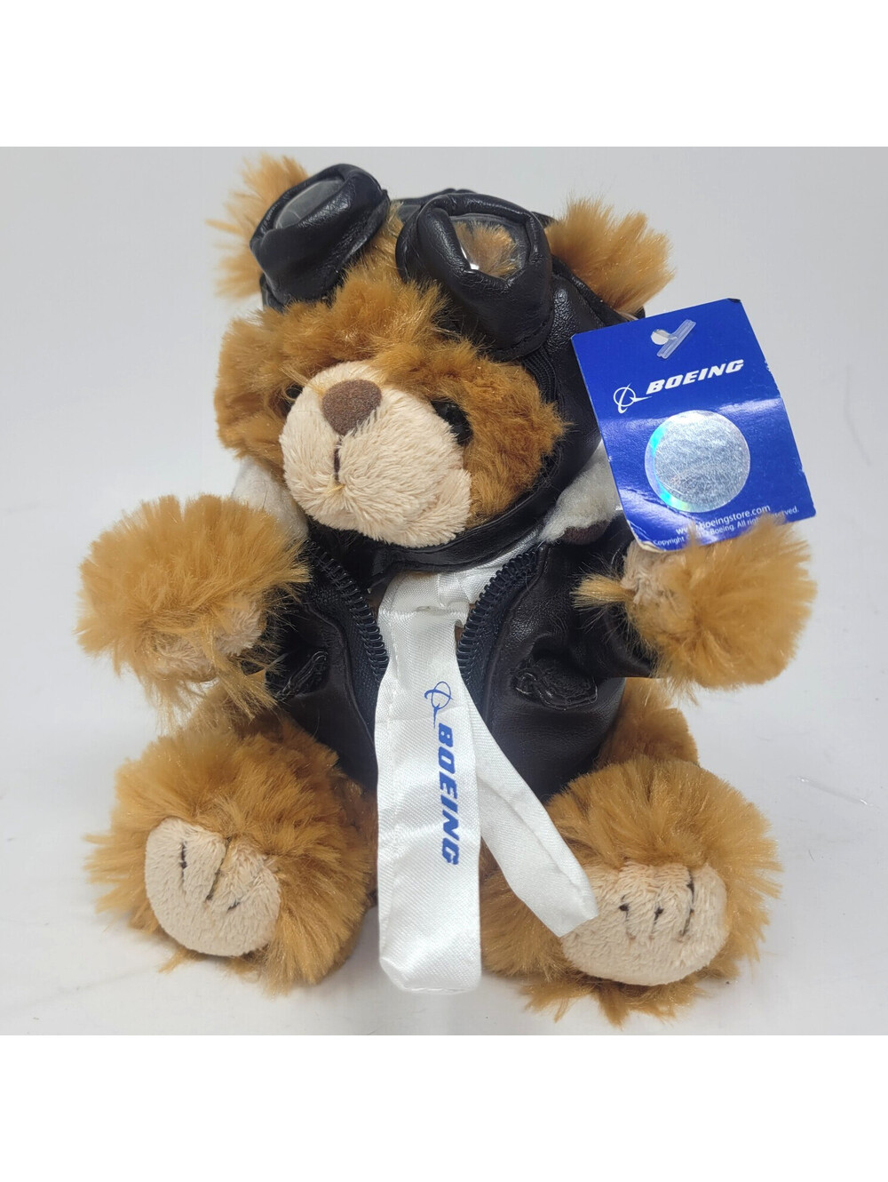 Boeing Pilot Teddy Bear Plush Aviator Jacket Goggles NWT Aviation Collectible 13